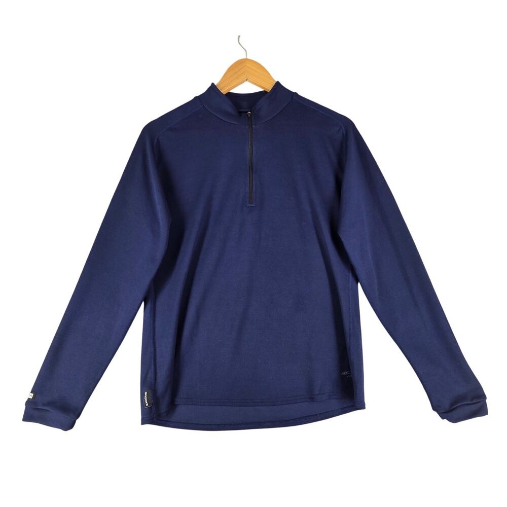 BROOKS FOR WOMEN QUARTER-ZIP PULLOVER – SIZE XL – NAVY – LIGHTWEIGHT POLARTEC
